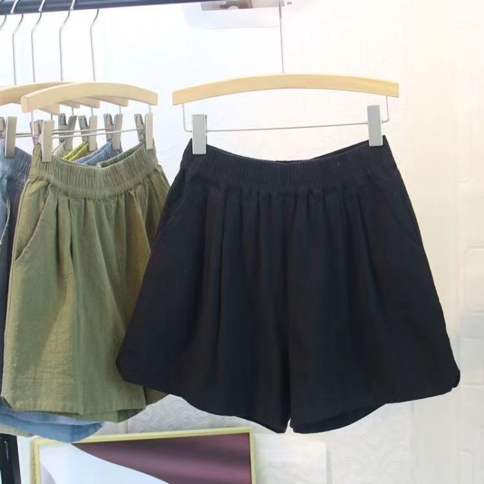 Giải Phóng Mặt Trời Mùa Hè Size Lớn Quần Rộng Phong Cách Hàn Quốc Quần Short Cao Cấp Nữ Che T