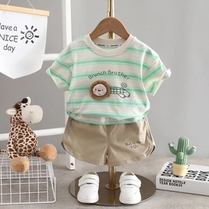 Bộ Quần Áo Mùa Hè Bé Trai Phong Cách Mới Quần Áo Mùa Hè Cho Bé Thời Trang Bé Trai Mùa Hè Hoạt