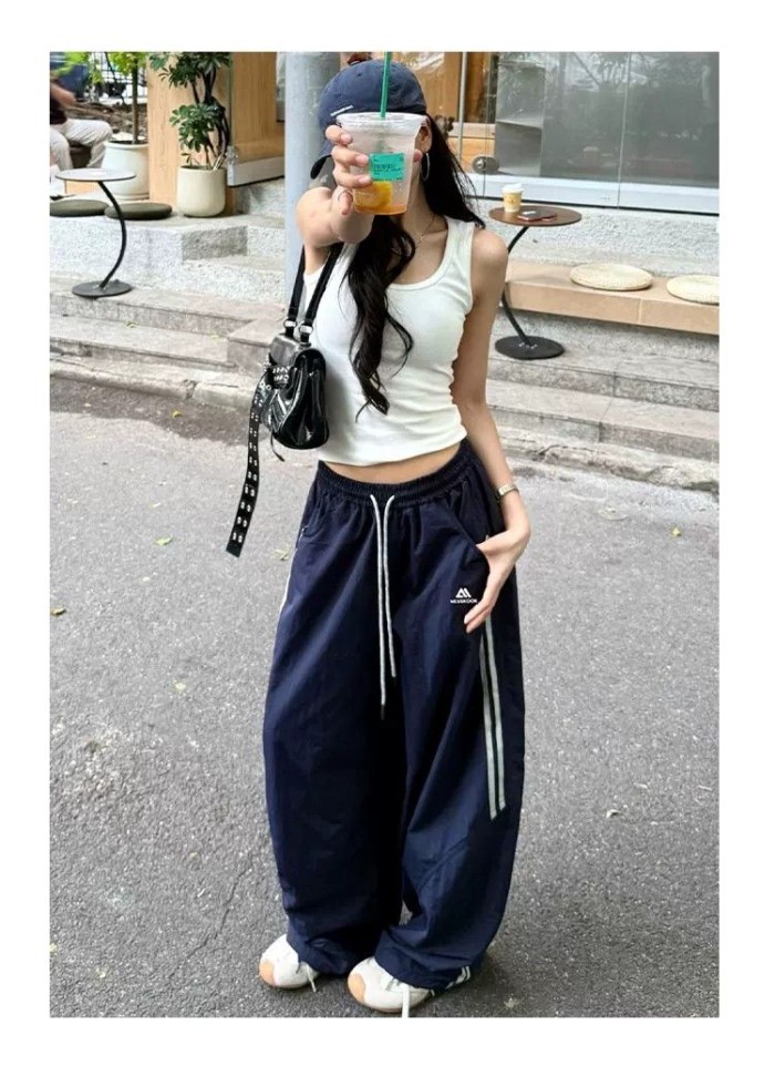 Quần yếm nữ nhanh khô màu xám mỏng mùa hè, quần legging thể thao cạp cao xếp nếp kiểu Mỹ, quầ