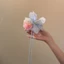 Không Khí Xuân Hè Hoa Kẹp Tóc Hoa Lily Streamer Mỏ Vịt Kẹp Phụ Kiện Tóc Kẹp Tóc