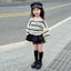 cô gái phong cách Hàn Quốc mùa thu mới thời trang quần culottes xếp li màu đen váy cô gái mùa th