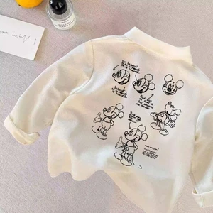 Áo thun polo mùa xuân bé trai mới Áo thun dài tay trẻ em thời trang mát mẻ và đẹp trai bé tra