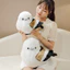 Đồ chơi sang trọng hình chim trắng với bông mềm ngắn sang trọng và Cotton Pp để và thoải mái