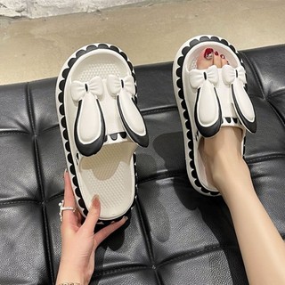 Hoạt Hình Dễ Thương Thỏ Giày Sandal Nữ Dép Ngoài Trời Nữ Nhà Mùa Hè Trong Nhà Phòng Tắm Tắm C