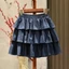 Thời trang Hàn Quốc bánh váy váy denim mỏng nữ băng lụa cao cấp váy ôm váy tutu