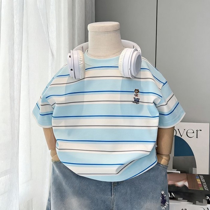 Áo thun ngắn tay  áo trẻ em nửa tay áo trẻ em áo sơ mi cổ tròn nữ