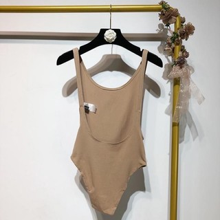 cáp treo cẩn thận hot girl sexy dance jumpsuit phụ nữ mùa hè mới bó sát không tay đáy màu vest x