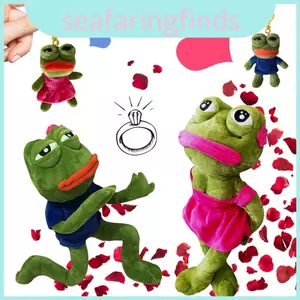 Đồ chơi mềm hình con ếch Pepe dễ thương để giảm căng thẳng