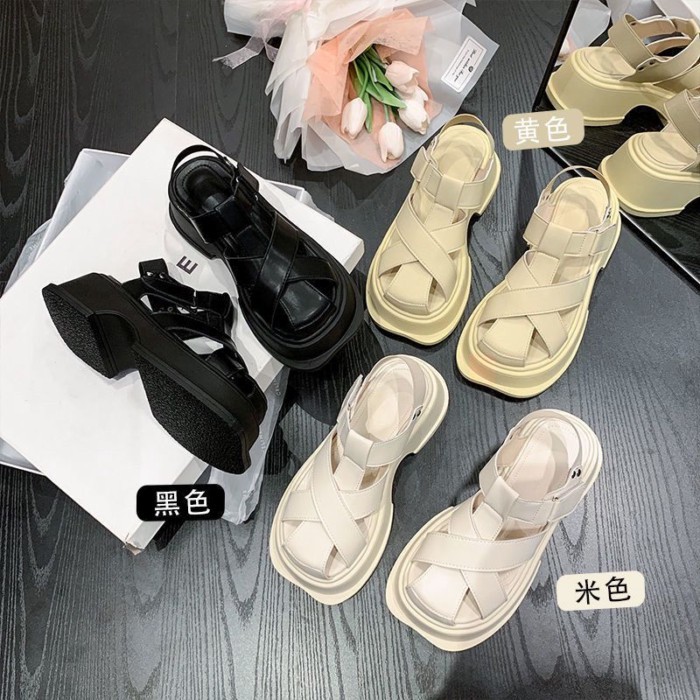 Giày sandal mũi nhọn thiết kế, giày cao gót đế dày đế dày thời trang mùa hè dành cho nữ