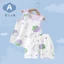 Bé Áo Vest Bộ Mùa Hè Mỏng Cotton Nguyên Chất Lớp Một Áo Hoạt Hình Cho Bé Áo Vest Tập Đi Thoán