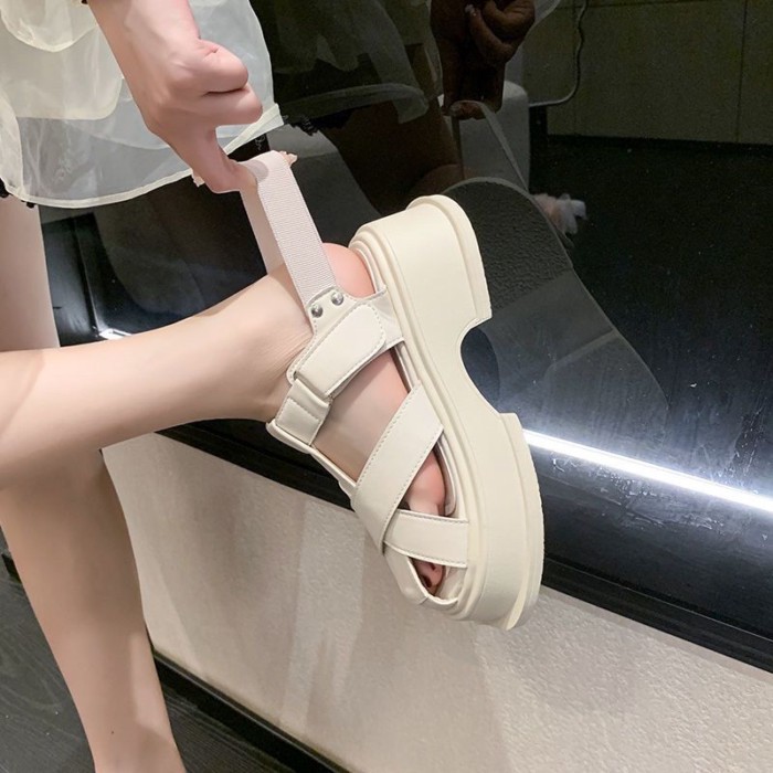 Giày sandal mũi nhọn thiết kế, giày cao gót đế dày đế dày thời trang mùa hè dành cho nữ