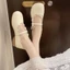 Giày nữ Mary Jane da thật của Pháp xuân hè phong cách mới retro khí chất nhẹ nhàng với váy mi