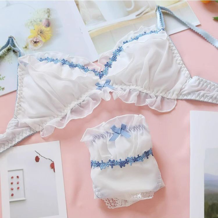 Quần lót nữ gợi cảm siêu nhẹ với ren cạnh, thoải mái và phù hợp cho tập luyện - Set tam giác