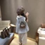 Bé Gái Mùa Hè Áo Vest Bộ Rừng Mới Phong Cách Bé Gái Phong Cách Hàn Quốc Kẻ Sọc Dolly Áo Sơ Mi