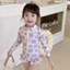 Đồ bơi trẻ em nhanh khô mùa hè mới một mảnh dài tay chống nắng cho bé gái Đồ bơi thời trang c