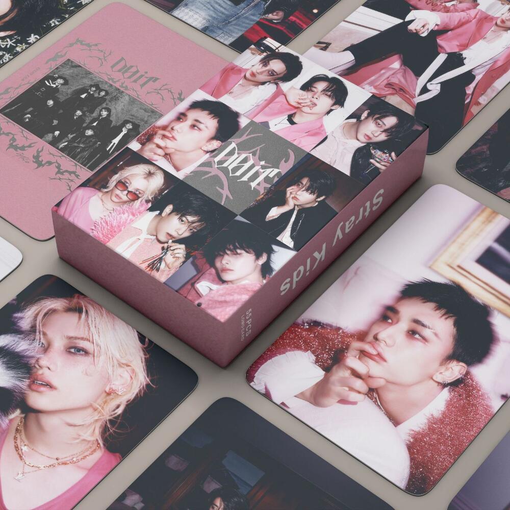 LINXX 55 Chiếc Stray Kids DO IT Album Lomo Cards Bộ Sưu Tập Quạt Thẻ Laser Kpop Boy Band Merch Ngày Lễ Quà Tặng Cho Người Hâm Mộ Sưu Tập Lấp Lánh Miếng