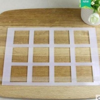 Người yêu màu trắng vuông Nhật Bản, Lưỡi bánh quy dập nổi bằng gạch sắc nét