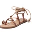 Giày Sandal Quai Tua Rua Nữ Mùa Hè Mới Phong Cách Dân Tộc Bohemia Đi Biển La Mã Giày Đi Biển
