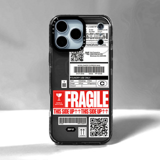 Ốp Lưng Nhãn Tiếng Anh FRAGILE Tương Thích Cho IPhone 12 13 14 15 16 17 Pro Max 12 13Mini Cover X XR XS Max Silicone Mềm Clear SE 2022 6 7 8 Plus 17AIR Vỏ Chống Sốc