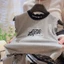 Áo vest mùa hè bé gái new baby phong cách Hàn Quốc viền nấm và phong cách chấm bi rừng