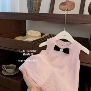 Đầm Bé Gái Váy Sinh Nhật Cho Bé Mùa Hè Mới Ngọt Ngào Và Thời Trang Áo Vest Công Chúa Lấp Lánh