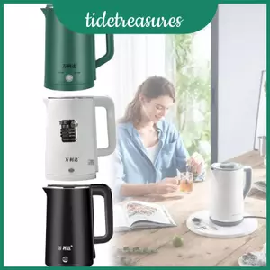 Ấm đun nước điện Plus thép không gỉ hai lớp có đun sôi và giữ ấm cho học sinh