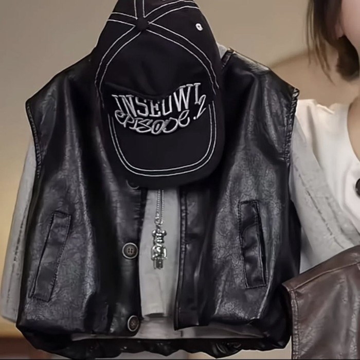 Áo vest trẻ em mùa thu mới áo khoác da bé trai đẹp trai áo vest bé mặc ngoài phong cách