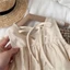 Bé mùa hè cotton nguyên chất hai mảnh mùa hè không tay áo vest quần kẻ sọc phong cách mới trẻ