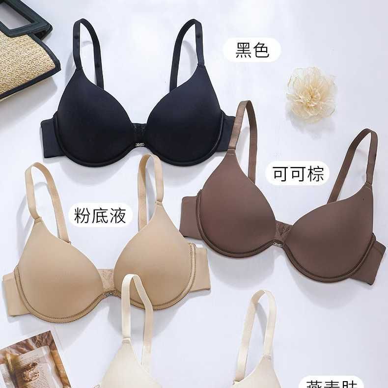 Quần Lót Nữ Vú Nhỏ Tập Hợp Nhìn Tròn Lớn Tròn Ngực Mềm Mại Hỗ Trợ Áo Ngực Chống Chảy xệ Không Vòng Thép Áo Ngực
