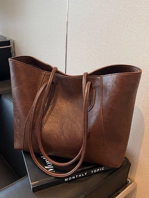 Túi Tote Maillard Nữ Mới Cao Cấp Retro Túi Đeo Vai Dung Tích Lớn Túi Tote Túi Đi Lại