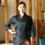 Quần áo thực phẩm Nhật Bản, Sushi Kimono, Hàn Quốc, Đầu bếp Nhật Bản, Quần áo cửa hàng thực phẩm Nhật Bản, Quần yếm thêu bồi bàn nhà hàng