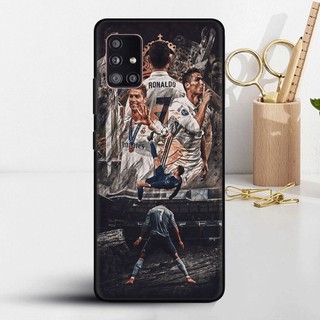 Ốp điện thoại TPU tương thích cho Samsung A14 A15 A16 A20 A30 A20S A21 A21S A22 A23 A24 A31 Vỏ bảo vệ mềm Cristiano Ronaldo CR7 (C-3)