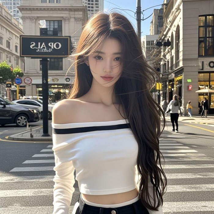 Phong cách Pháp tương phản màu sắc đáy mỏng vừa vặn tinh khiết ham muốn hấp dẫn sang trọng giảm