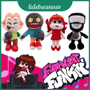 Lovable Friday Night Funkin Sang Trọng Đồ Chơi Fnf Whitty Và Bạn Gái Búp Bê Nhồi Bông Mềm Cho