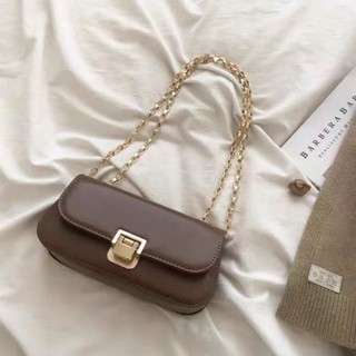 Túi niche kiểu Pháp dành cho nữ, túi xách nách retro, túi dây xích cao cấp, túi đeo vai nhỏ đ