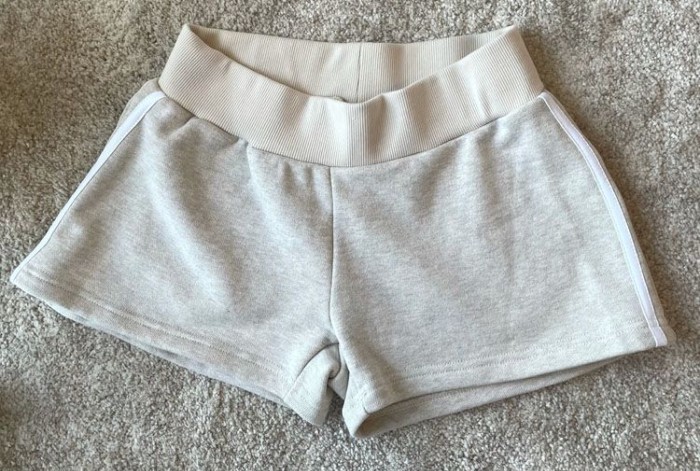 Cotton Nguyên Chất Mỹ Quần Short Eo Thấp Áo Khoác Ngoài Nữ Màu Hồng Thương Hiệu Giày Thể Thao Ch