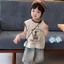 áo khoác mùa hè mới cotton nguyên chất cho bé trai áo sơ mi giản dị dễ thương thời trang cho bé