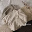 Áo sơ mi cotton nguyên chất trẻ em phong cách rừng rậm, áo sơ mi cotton và vải lanh cổ đứng t
