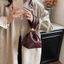 Niche Túi Mây Xếp Ly Đơn Giản, Cao Cấp Pháp Tinh Tế Lười Phong Cách Thường Ngày Phong Cách Nóng Đơn Giản Retro Túi Xách