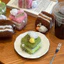 Món Tráng Miệng Dễ Thương Sang Trọng Móc Khóa Dâu Sôcôla Và Bánh Matcha Ủng Hộ Cho Bữa Tiệc
