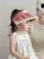 chiếc mũ cho bé xuân hè mũ rỗng kẻ sọc ren phong cách Hàn Quốc cho bé trai và bé gái đi chơi mũ
