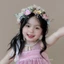 chiếc mũ đội đầu vòng hoa rừng, phụ kiện tóc công chúa hoa cổ tích, dây buộc tóc, kẹp tóc, băng