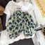 chiếc quần cotton và lanh mềm mỏng mùa hè in hoa quần cotton chống muỗi rộng rãi cho trẻ em Hàn