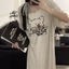 Pajamas With Breast Pads For Women Summer Short-sleeved Long Modal Cool And Cute New Home Wear P