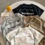 Áo thun trẻ em mùa hè nguyên chất cotton Hàn Quốc phong cách mới Raglan tay áo in hình đa năng c