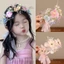 chiếc mũ đội đầu vòng hoa rừng, phụ kiện tóc công chúa hoa cổ tích, dây buộc tóc, kẹp tóc, băng