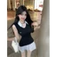 Váy sơ mi Mỹ mùa hè Váy không tay Slim Fit dành cho nữ