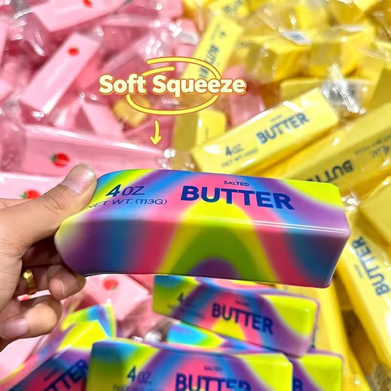 Đồ chơi Squishy Phô mai Mềm, Đồ chơi Cảm giác Đàn hồi Chậm & Giảm Căng ...