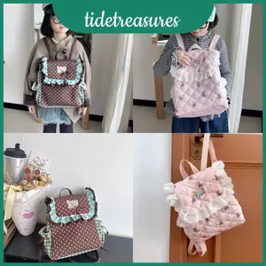 Ba lô bé gái mẫu giáo có nghệ thuật hoạt hình và chất liệu Nylon nhẹ để sử dụng hàng ngày