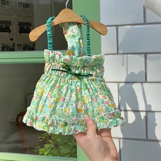 [Hàng cho thú cưng dễ thương] Váy công chúa hoa mèo Trang phục mùa hè cho thú cưng 1-6kg